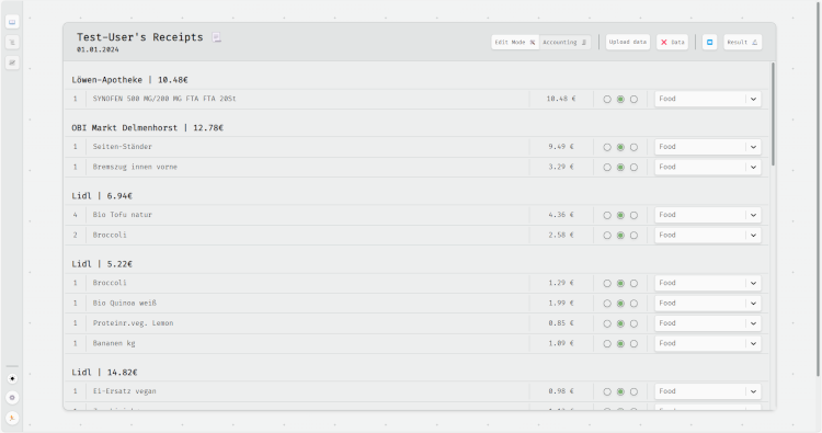 Receipt Manager Promo Screenshot